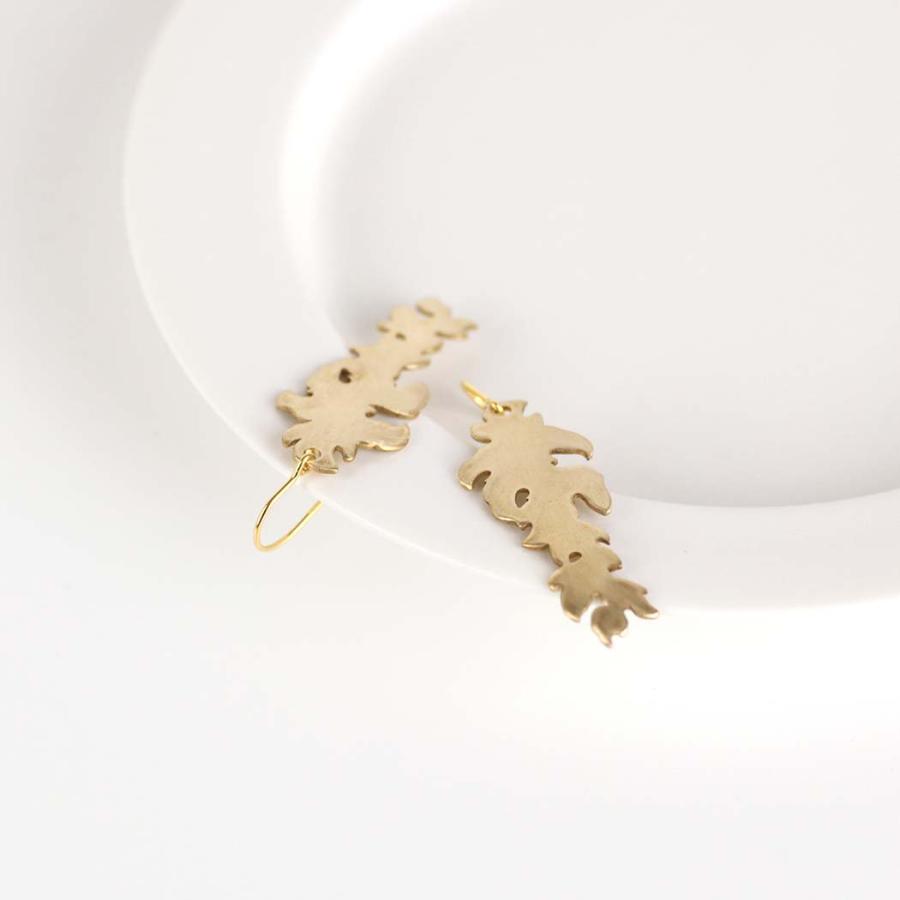 mnoi（ムノイ） / brass earrrings ピアス / イヤリング - lien 母の日 | 