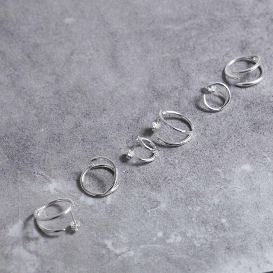 BYOKA ビョーカ E2502 BRANCH PIERCE L ピアス シルバー (両耳タイプ) レディース ジュエリー アクセサリー 耳元 ペア スタッドピアス 人気 キャッチ式ピアス … | BRANCH | 07