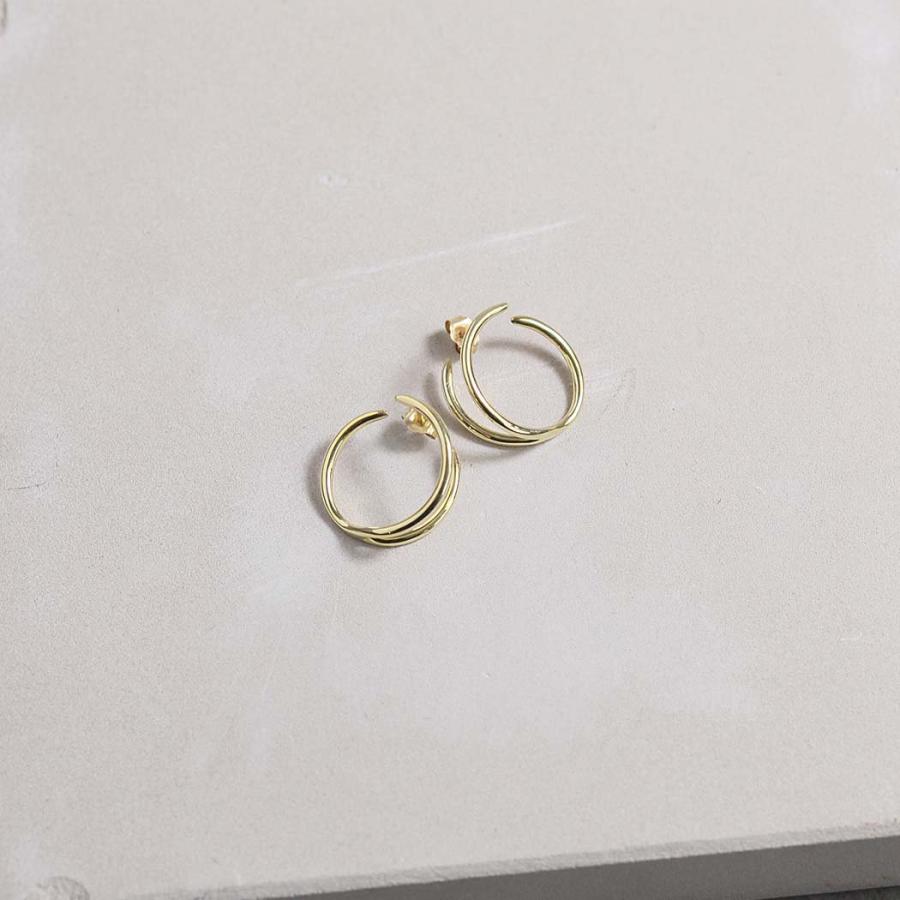 BYOKA ビョーカ GE2502 G.BRANCH PIERCE L ピアス ゴールド (両耳タイプ) レディース ジュエリー アクセサリー 耳元 ペア スタッドピアス 人気 キャッチ式ピア… | BYOKA