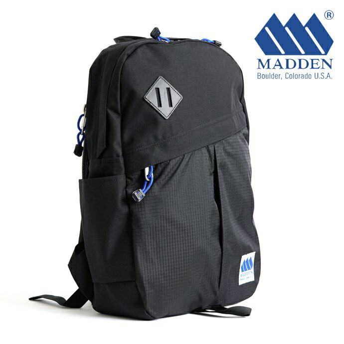 MADDEN / DAN'S PACK - Black メデン ダンズパック 17L ブラック MDNA-02 リュック バックパック 黒 メンズ ビジネス 大容量 送料無料 PCバッグ ポイント 消化 | MADDEN