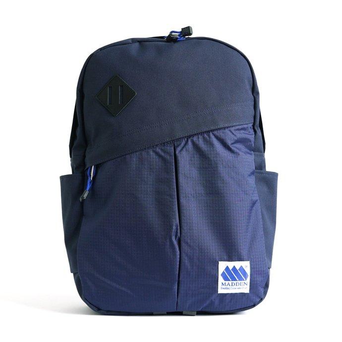 MADDEN / DAN'S PACK - Navy メデン ダンズパック 17L ネイビー MDNA-02 リュック バックパック 黒 メンズ ビジネス 大容量 送料無料 PCバッグ ポイント 消化 | MADDEN | 01