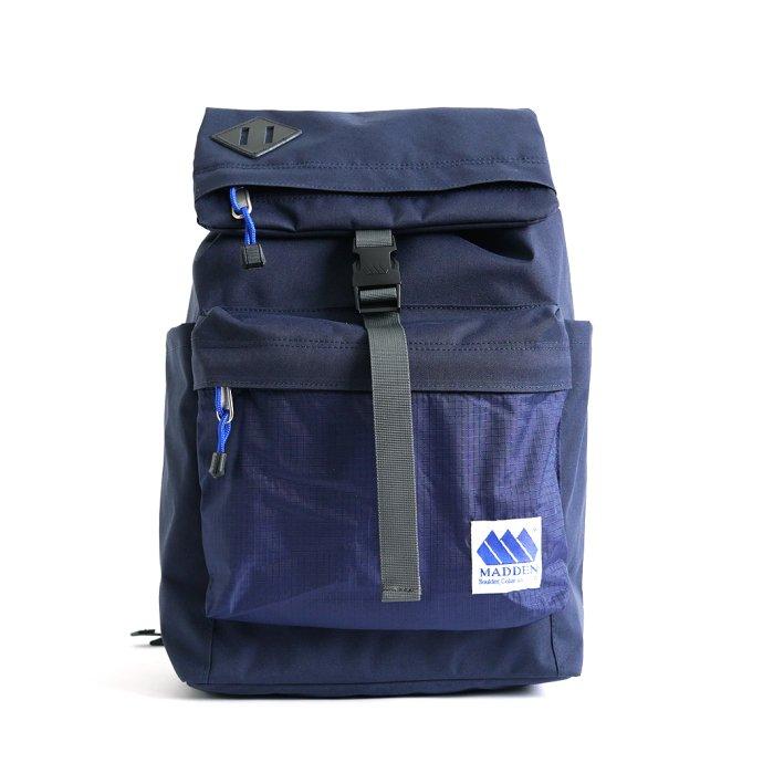MADDEN / MARKSMAN - Navy メデン マークスマン 20L ネイビー MDNA-03 リュック バックパック 黒 メンズ ビジネス 大容量 送料無料 PCバッグ ポイント 消化 | MADDEN | 01