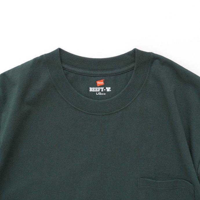 Hanes ヘインズ / BEEFY-T ビーフィー 半袖Tシャツ ダークグリーン #570 H5180 | Hanes | 02