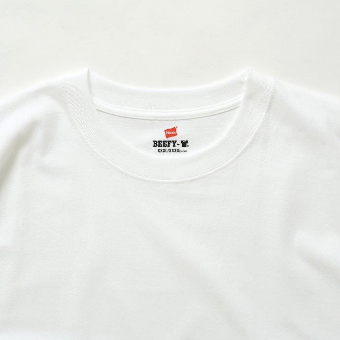 Hanes ヘインズ / BEEFY-T ビーフィー 半袖Tシャツ ホワイト #010 H5180L 大きいサイズ 2XL 3XL XXL XXXL 白 | Hanes | 02