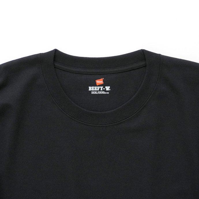 Hanes ヘインズ / BEEFY-T ビーフィー 半袖Tシャツ ブラック #090 H5180L 大きいサイズ 2XL 3XL XXL XXXL 黒 | Hanes | 02