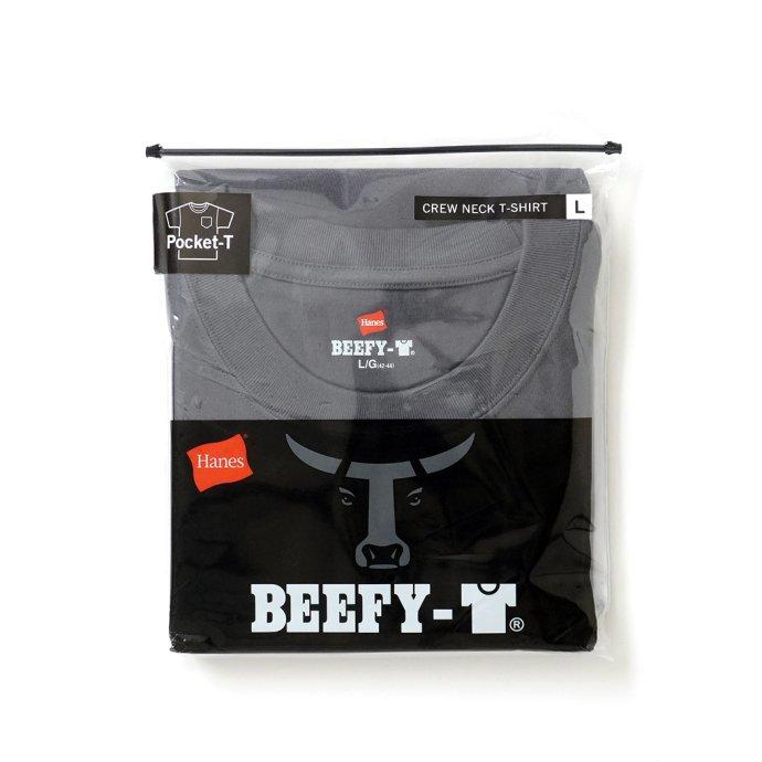 Hanes ヘインズ / BEEFY-T ビーフィー 半袖ポケットTシャツ ダークグレー #081 H5190 | Hanes | 08