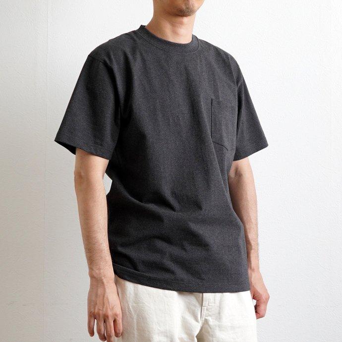Hanes ヘインズ / BEEFY-T ビーフィー 半袖ポケットTシャツ ミッドチャコールヘザー #085 H5190 | Hanes | 07