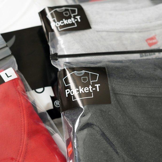 Hanes ヘインズ / BEEFY-T ビーフィー 半袖ポケットTシャツ ブラック #090 H5190 黒 | Hanes | 11