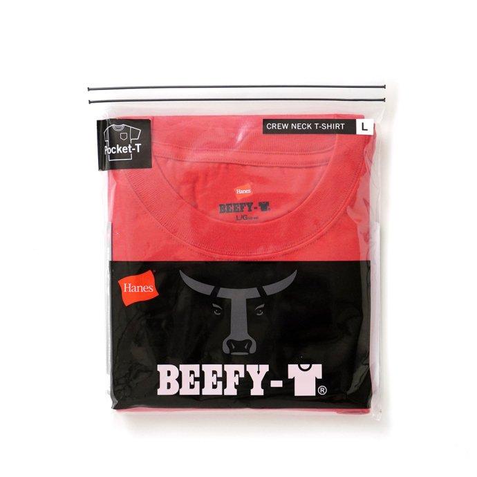 Hanes ヘインズ / BEEFY-T ビーフィー 半袖ポケットTシャツ レッド #940 H5190 | Hanes | 08