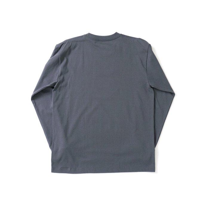 Hanes ヘインズ / BEEFY-T ビーフィー 長袖Tシャツ ダークグレー #081 H5186 | Hanes | 01