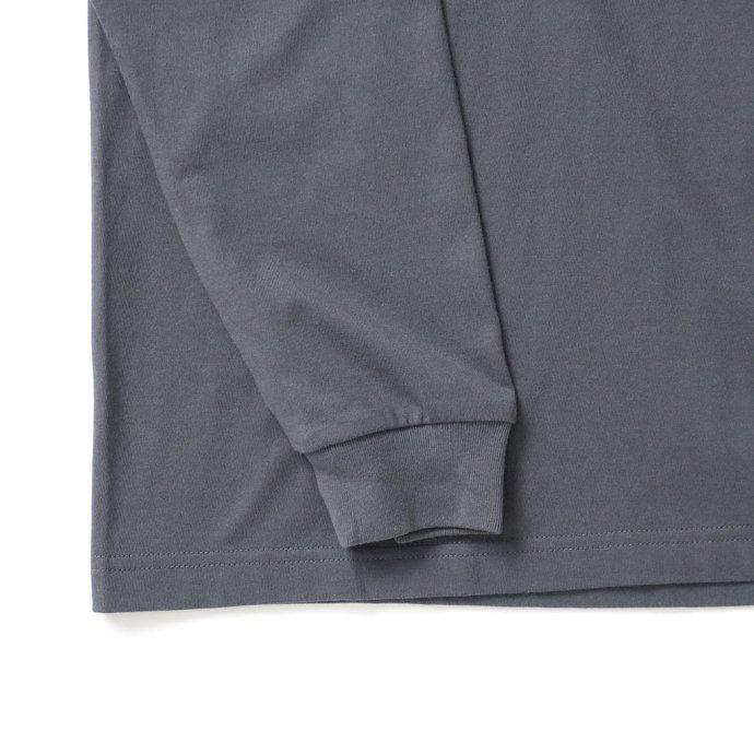 Hanes ヘインズ / BEEFY-T ビーフィー 長袖Tシャツ ダークグレー #081 H5186 | Hanes | 04