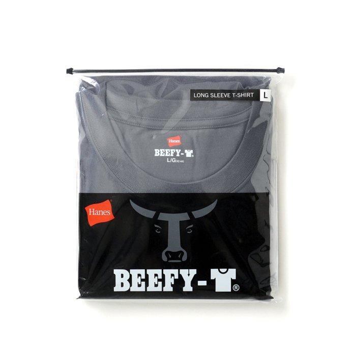 Hanes ヘインズ / BEEFY-T ビーフィー 長袖Tシャツ ダークグレー #081 H5186 | Hanes | 06