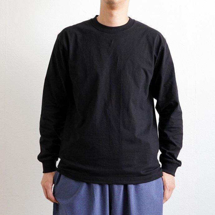 Hanes ヘインズ / BEEFY-T ビーフィー 長袖Tシャツ ブラック #090 H5186 黒 | Hanes | 06