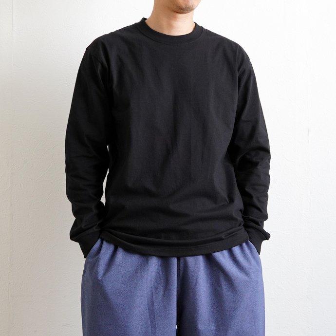 Hanes ヘインズ / BEEFY-T ビーフィー 長袖Tシャツ ブラック #090 H5186 黒 | Hanes | 08