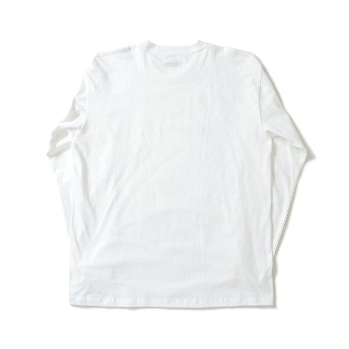 Hanes ヘインズ / BEEFY-T ビーフィー 長袖Tシャツ ホワイト #010 H5186L 大きいサイズ 2XL 3XL XXL XXXL 白 | Hanes | 01