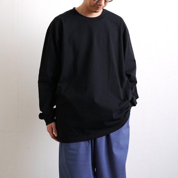 Hanes ヘインズ / BEEFY-T ビーフィー 長袖Tシャツ ブラック #090 H5186L 大きいサイズ 2XL 3XL XXL XXXL 黒 | Hanes | 08