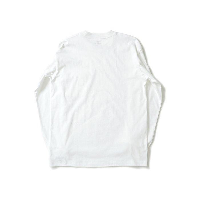 Hanes ヘインズ / BEEFY-T ビーフィー 長袖ポケットTシャツ ホワイト #010 H5196 白 | Hanes | 01