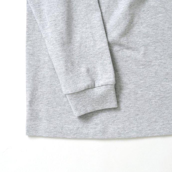 Hanes ヘインズ / BEEFY-T ビーフィー 長袖ポケットTシャツ ヘザーグレー #060 H5196 | Hanes | 05