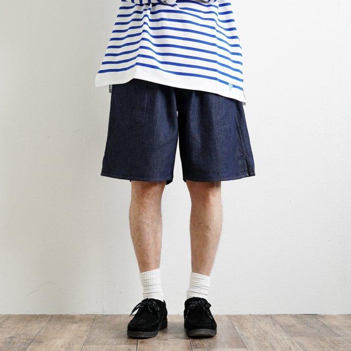 オーシバル ORCIVAL ライトデニム ショーツ NAVY ネイビーインディゴ OR-E0114 KDL メンズ ショートパンツ イージー ズボン パンツ ハーフパンツ ボトムス デ… | ORCIVAL | 01