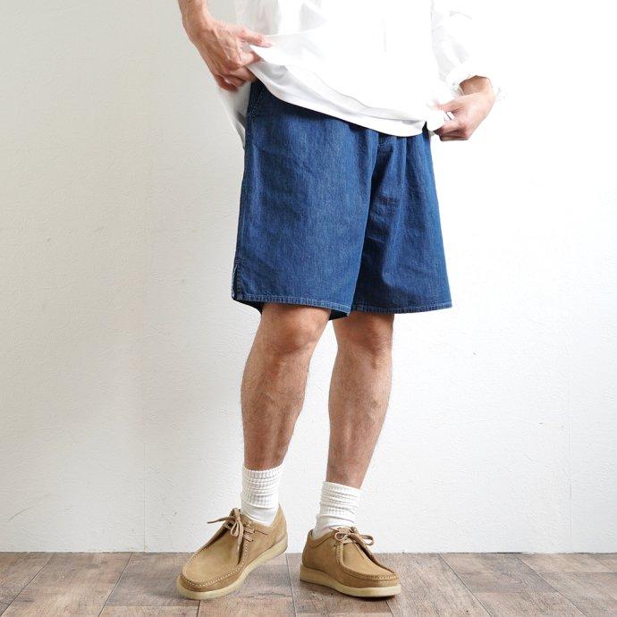 オーシバル ORCIVAL ライトデニム ショーツ DENIM ブルーインディゴ OR-E0114 KDL メンズ ショートパンツ イージー ズボン パンツ ハーフパンツ ボトムス デニ… | ORCIVAL | 01