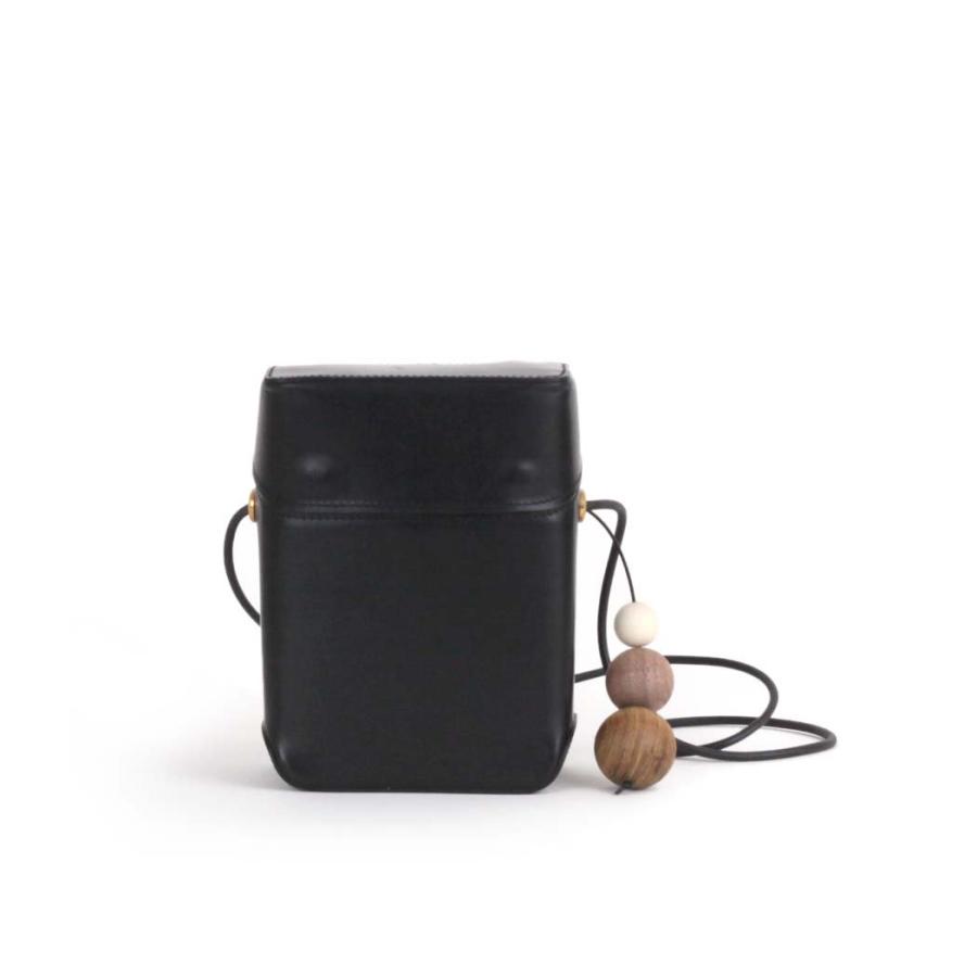 Sarah mu サラミュー BN-001 BK ボックス サコッシュ ブラックレディース ショルダー バッグ レザー 本革 日本製 トートバッグ 無地 斜め掛け 鞄 黒 | M_ | 01