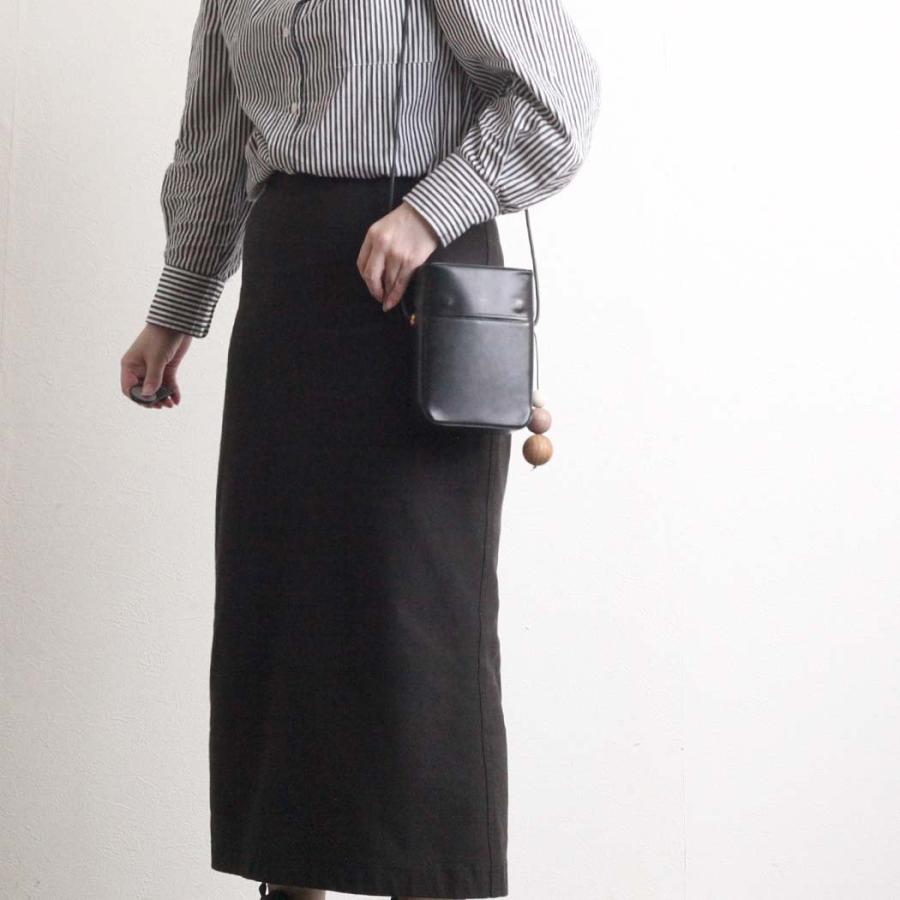 Sarah mu サラミュー BN-001 BK ボックス サコッシュ ブラックレディース ショルダー バッグ レザー 本革 日本製 トートバッグ 無地 斜め掛け 鞄 黒 | M_ | 04