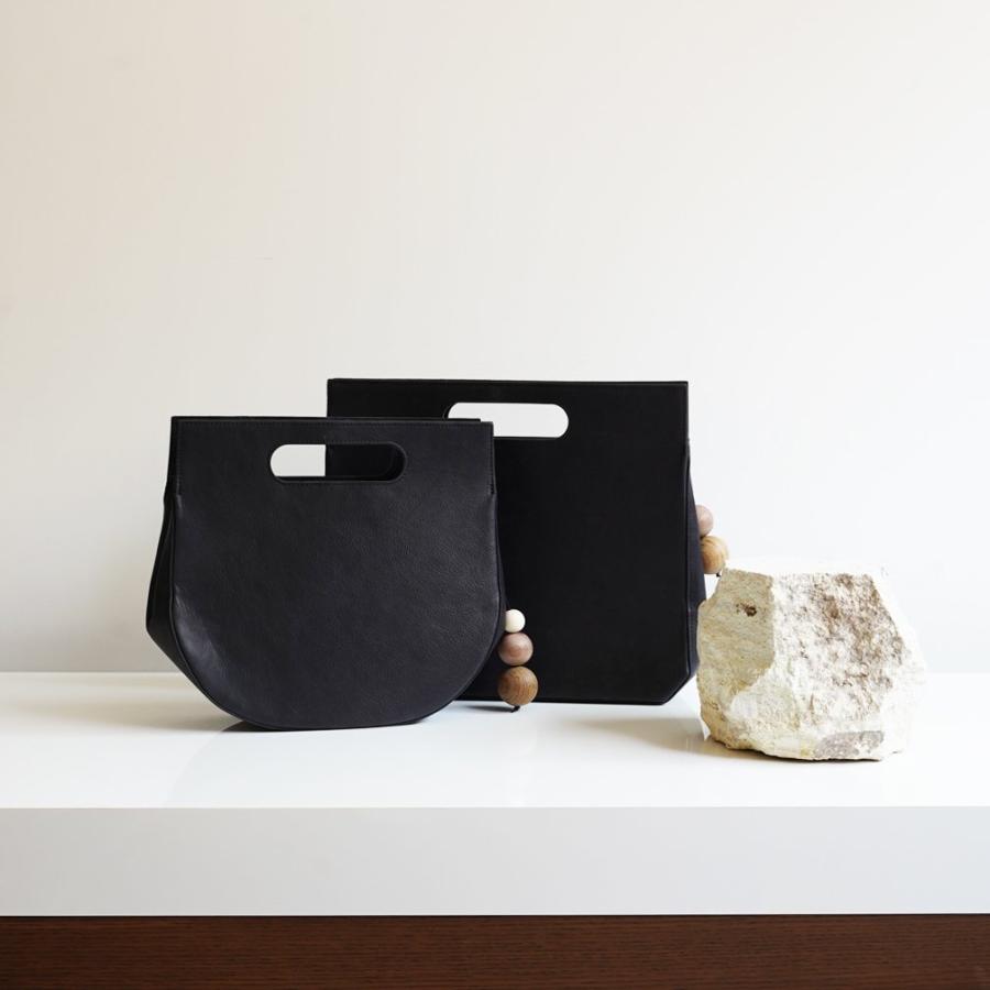 Sarah mu サラミュー BN-003 BK 半丸トート & ショルダーバッグ ブラック レディース ショルダー バッグ レザー 本革 日本製 トートバッグ 無地 斜め掛け … | M_ | 10