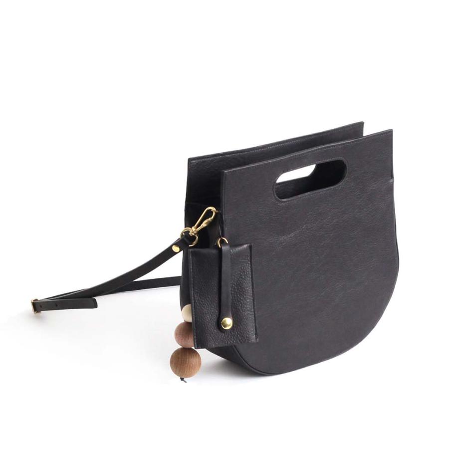 Sarah mu サラミュー BN-003 BK 半丸トート & ショルダーバッグ ブラック レディース ショルダー バッグ レザー 本革 日本製 トートバッグ 無地 斜め掛け … | M_ | 02
