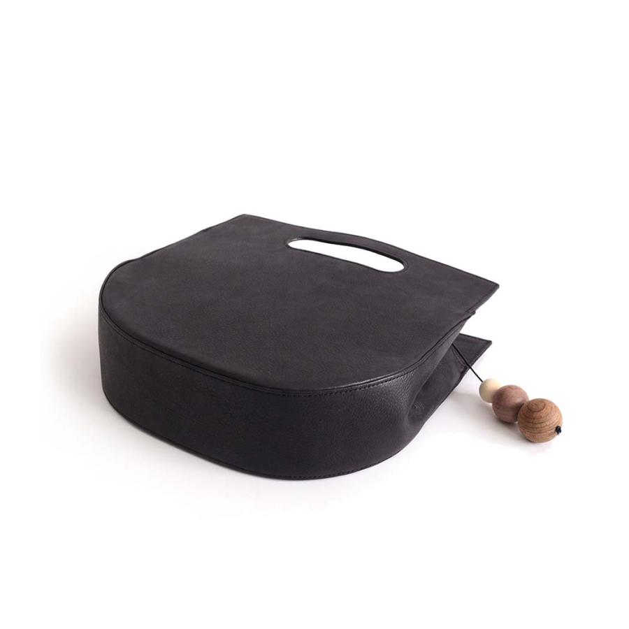 Sarah mu サラミュー BN-003 BK 半丸トート & ショルダーバッグ ブラック レディース ショルダー バッグ レザー 本革 日本製 トートバッグ 無地 斜め掛け … | M_ | 03