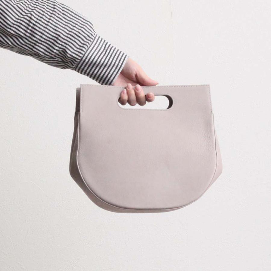 Sarah mu サラミュー BN-003 GRY 半丸トート & ショルダーバッグ グレージュ レディース ショルダー バッグ レザー 本革 日本製 トートバッグ 無地 斜め掛… | M_ | 01