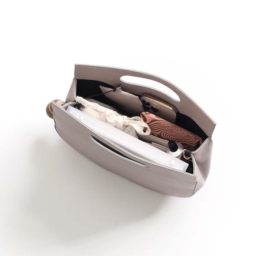 Sarah mu サラミュー BN-003 GRY 半丸トート & ショルダーバッグ グレージュ レディース ショルダー バッグ レザー 本革 日本製 トートバッグ 無地 斜め掛… | M_ | 04