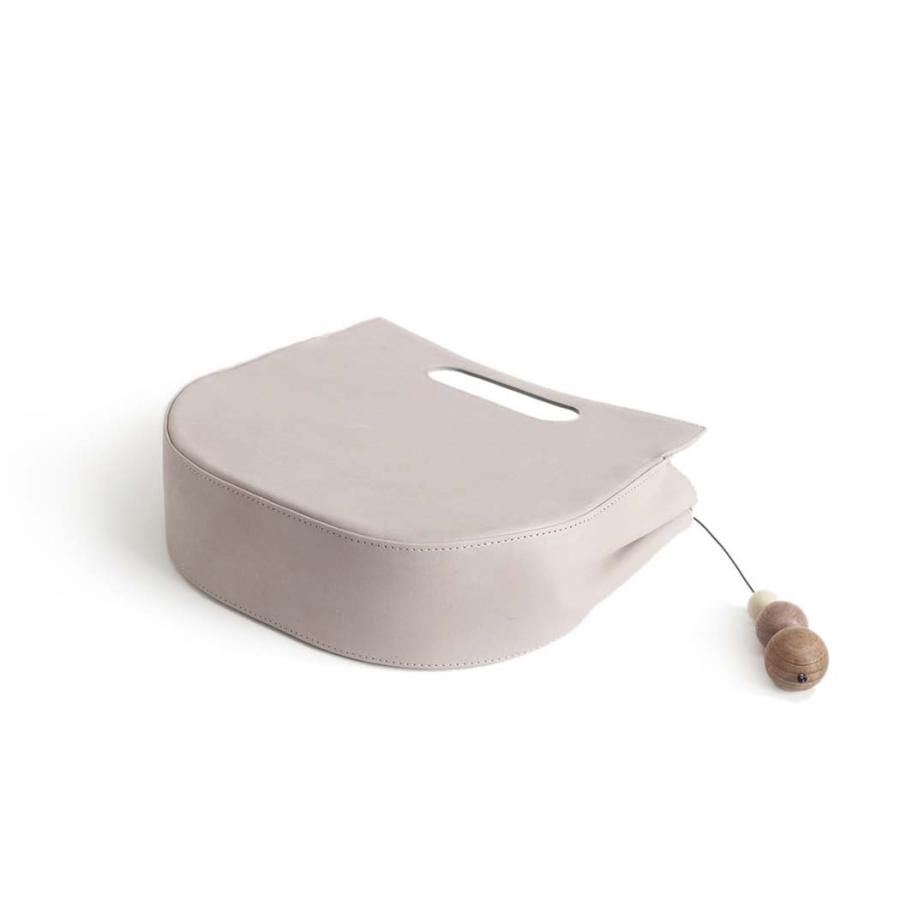 Sarah mu サラミュー BN-003 GRY 半丸トート & ショルダーバッグ グレージュ レディース ショルダー バッグ レザー 本革 日本製 トートバッグ 無地 斜め掛… | M_ | 05