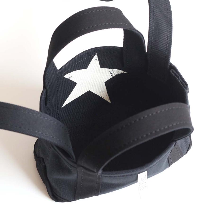 STARLETS スターレッツ S2207SS ショルダー付き ミニ トートバッグ ブラック ミニバッグ キャンバス トート ショルダー バッグ 鞄 レディース 小さい コンパクト | STARLETS | 04