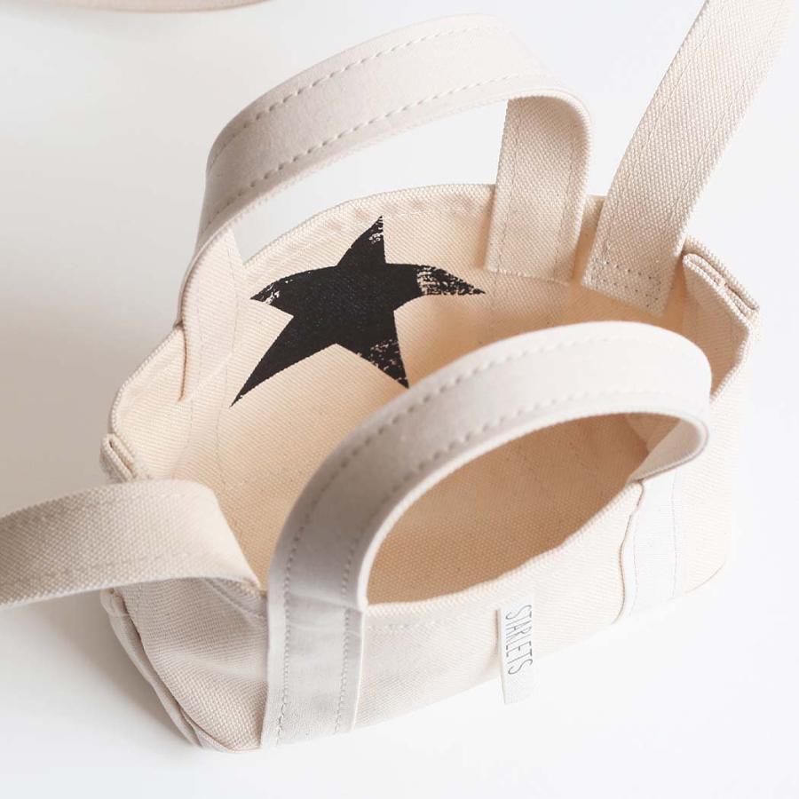 STARLETS スターレッツ S2207SS ショルダー付き ミニ トートバッグ ホワイト ミニバッグ キャンバス トート ショルダー バッグ 鞄 レディース 小さい コンパクト | STARLETS | 03