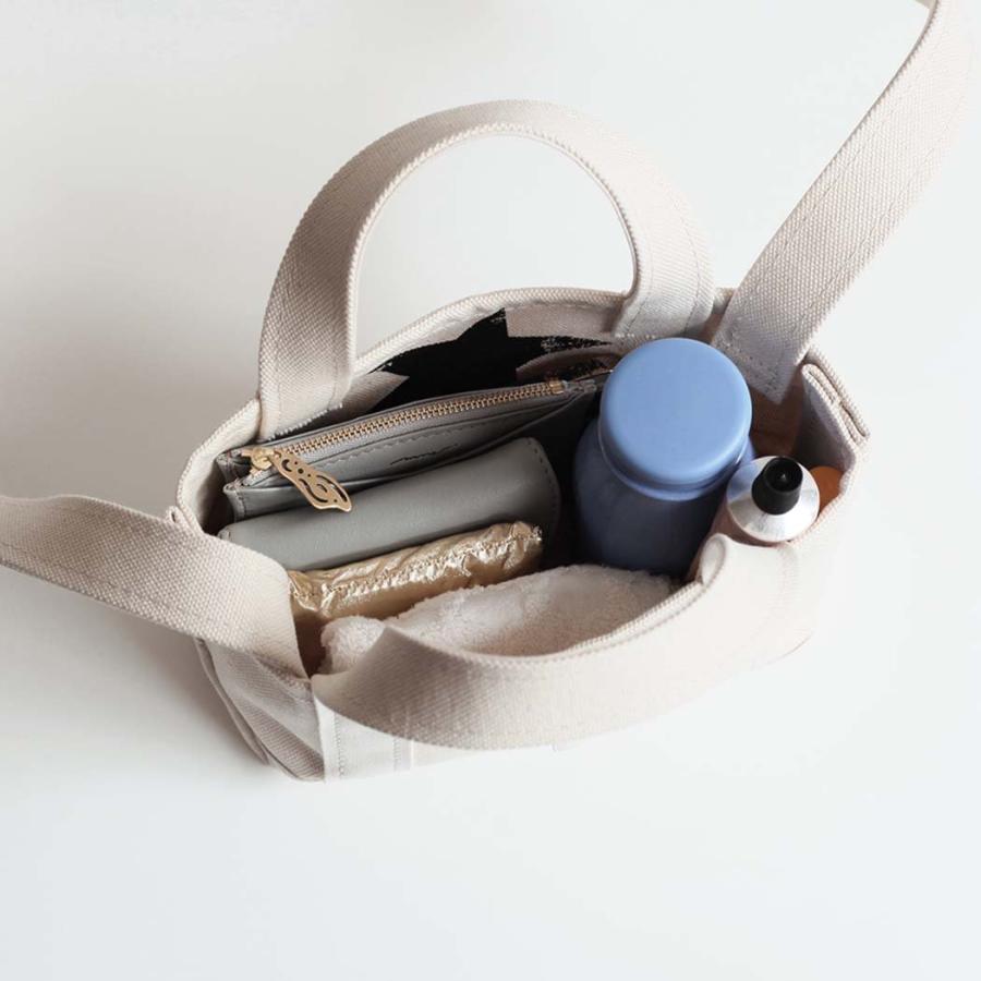 STARLETS スターレッツ S2207SS ショルダー付き ミニ トートバッグ ホワイト ミニバッグ キャンバス トート ショルダー バッグ 鞄 レディース 小さい コンパクト | STARLETS | 05