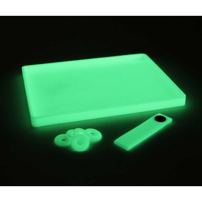 Glow Jumbo Parts Tray グロージャンボパーツトレイ 蓄光 光 発光 暗闇 光る キャンプ アウトドア アメリカ軍 ミリタリー 滑り止め ラバー トレー トレイ ポイ… | キャンプ（SWITCH） | 13