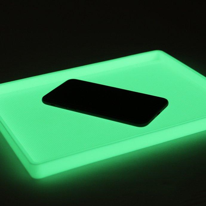 Glow Jumbo Parts Tray グロージャンボパーツトレイ 蓄光 光 発光 暗闇 光る キャンプ アウトドア アメリカ軍 ミリタリー 滑り止め ラバー トレー トレイ ポイ… | キャンプ（SWITCH） | 05