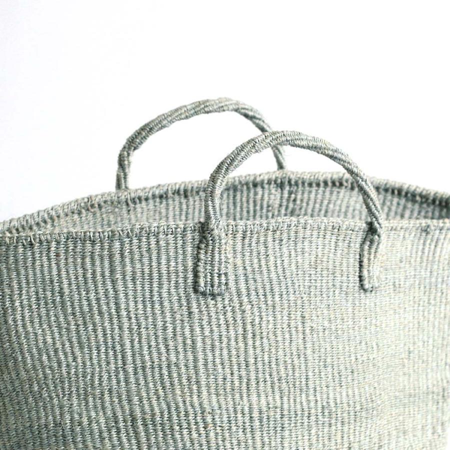 サイザル カゴバッグ 楕円L - グレー かごバッグ |  | 02