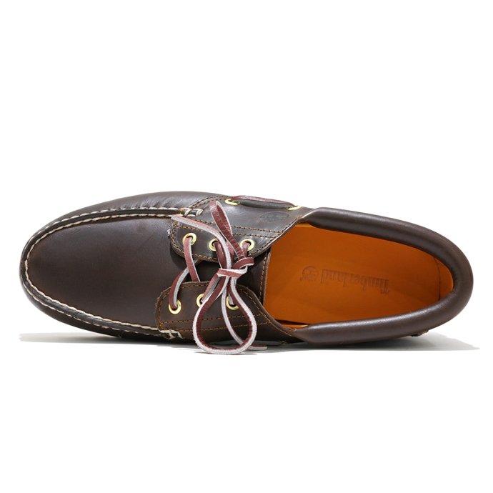 Timberland ティンバーランド 3 Eye Classic Lug Brown 030003 ティンバーランド スリーアイクラシックラグ ブラウン オーセンティック ボートシューズ モカシ… | Timberland | 05