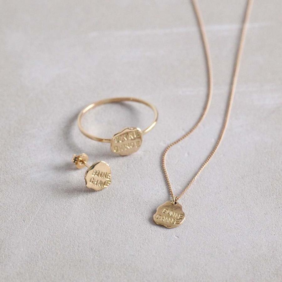 イロンデールエペパン hirondelle et pepin k18 hn-23fw-561 Bonne chance ネックレス 18金 新作 40cm チェーン 華奢 ゴールド 幸運 モチーフ レディース ジュ… | hirondelle | 03