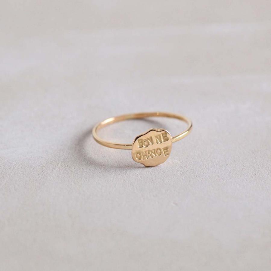 イロンデールエペパン hirondelle et pepin k18 hr-23fw-591 Bonne chance リング 18金 新作 指輪 華奢 ゴールド 幸運 モチーフ レディース ジュエリー アクセ… | hirondelle