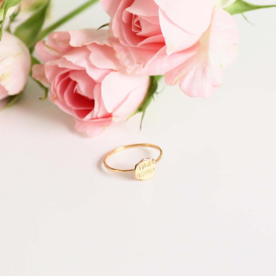 イロンデールエペパン hirondelle et pepin k18 hr-23fw-591 Bonne chance リング 18金 新作 指輪 華奢 ゴールド 幸運 モチーフ レディース ジュエリー アクセ… | hirondelle | 06