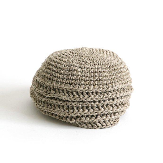 reverve / RV23S004 - NATURAL リネンニットキャップ |  | 01