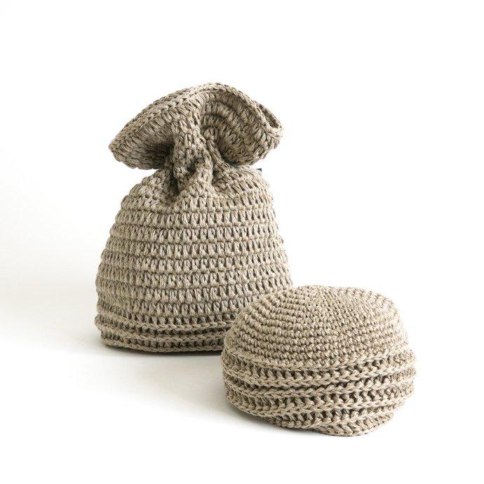 reverve / RV23S004 - NATURAL リネンニットキャップ |  | 04