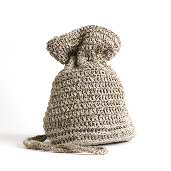 reverve / RV23S005 - NATURAL リネンニットバッグ | 