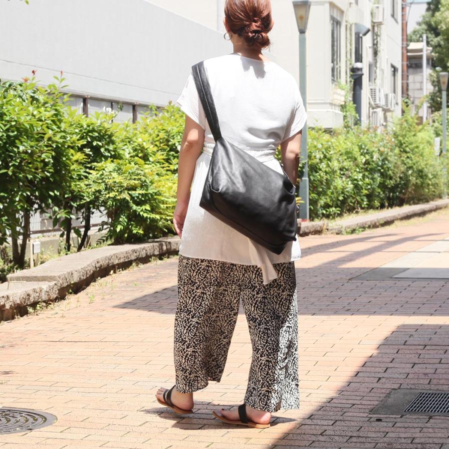 SEASIDE FREERIDE シーサイドフリーライド22B-SFR129 LARIC BAG レザー ショルダー バッグ ブラック レディース バッグ 軽量 軽い大きい 肩掛け ショルダー 大… | seaside freeride | 07