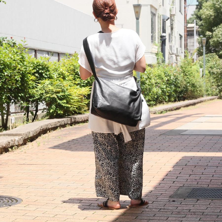 SEASIDE FREERIDE シーサイドフリーライド22B-SFR129 LARIC BAG レザー ショルダー バッグ ブラック レディース バッグ 軽量 軽い大きい 肩掛け ショルダー 大… | seaside freeride | 08