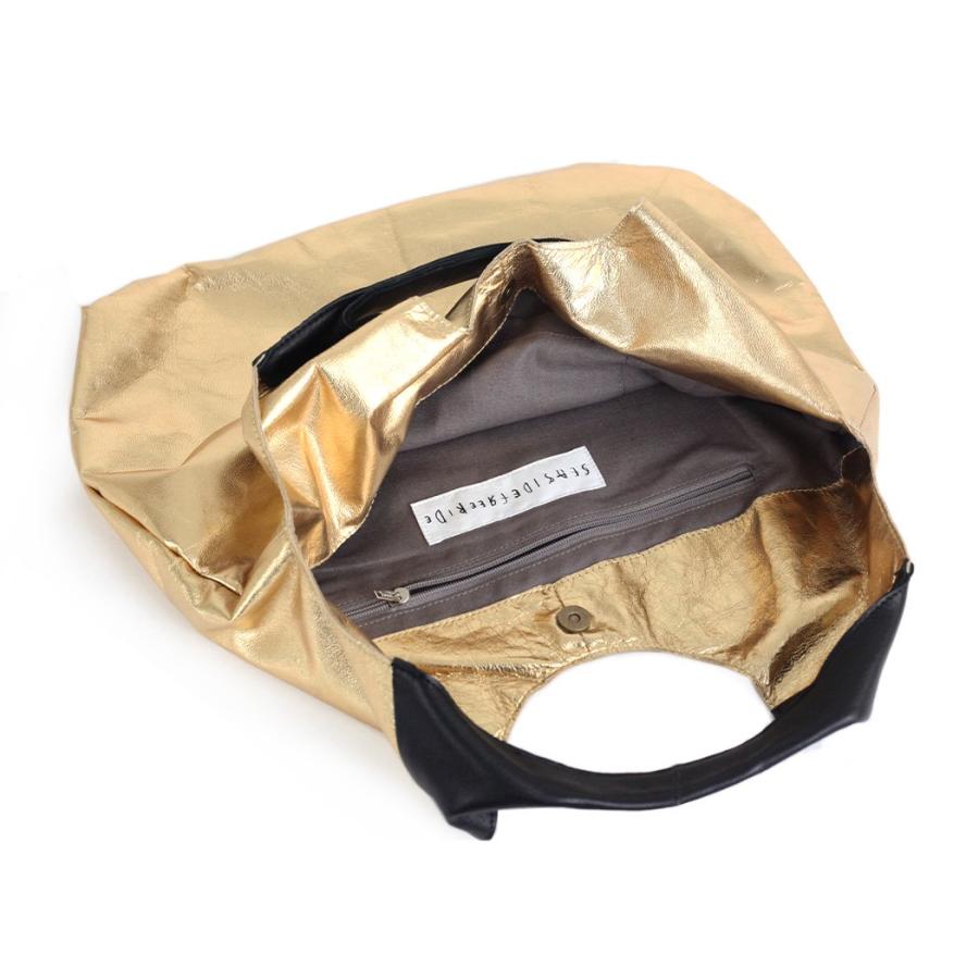 SEASIDE FREERIDE シーサイドフリーライド22B-SFR131MLL AKRA BAG メタリック トート バッグ ゴールド × ブラック レディース バッグ トートバッグ 軽量 軽い… | seaside freeride | 02