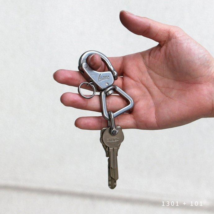 GLOMA NAUTICA / Snap Shackle 1301 グローマノーティカ スナップ シャックル キーホルダー キーリング 鍵 スマートキー カラビナ プチギフト お祝い 贈り物 … |  | 03