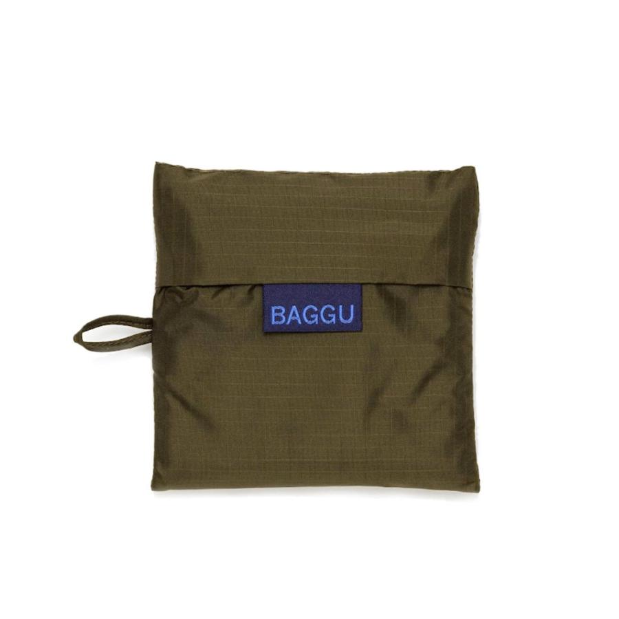 BAGGU バグー エコバッグ  タマリンドグリーン100%リサイクルナイロン STANDARD スタンダード サイズ 大きい 大容量 ショルダー 洗濯可能 折り畳み コンパクト… | BAGGU | 03